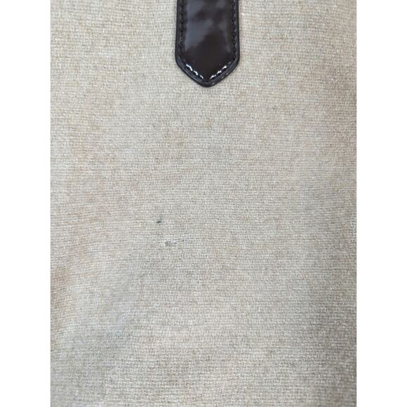 Coach F24665 Stripe North South Beige Wool Blend Tote - Picture 5 of 15